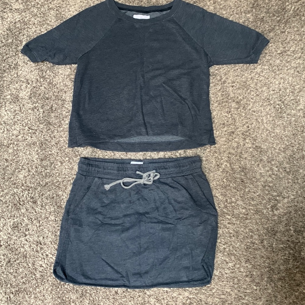 Alternative Apparel terry skirt set